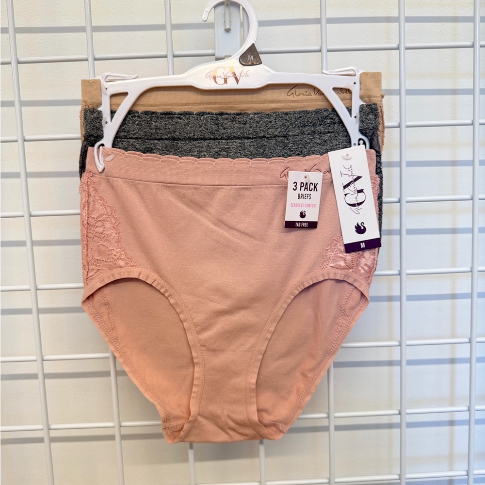 Gloria Vanderbilt - 3 Pack Briefs Multi Colors